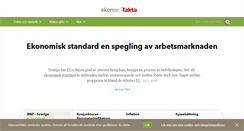 Desktop Screenshot of ekonomifakta.se