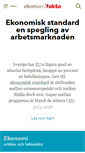 Mobile Screenshot of ekonomifakta.se